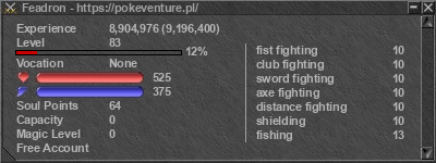 Signature for player Feadron