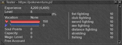 Signature for player Tester